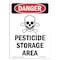 Signmission Safety Sign, OSHA Danger, 10" Height, Portrait, D-V-2034 OS-DS-D-710-V-2034 - alternate 1